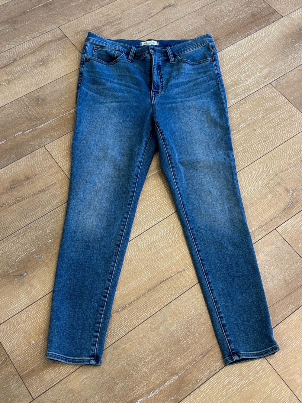 Madewell 10” Roadtripper Skinny Jeans Women’s Size 31 Medium Wash Mid‎ Rise